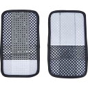 【メーカー在庫あり】 TMVEBS トラスコ中山(株) TRUSCO メッシュ安全ベスト ウエスト延長パッド 紺*シルバー TMVE-BS JP店