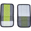 【メーカー在庫あり】 TMVEBY トラスコ中山(株) TRUSCO メッシュ安全ベスト ウエスト延長パッド 紺*イエロー TMVE-BY JP店