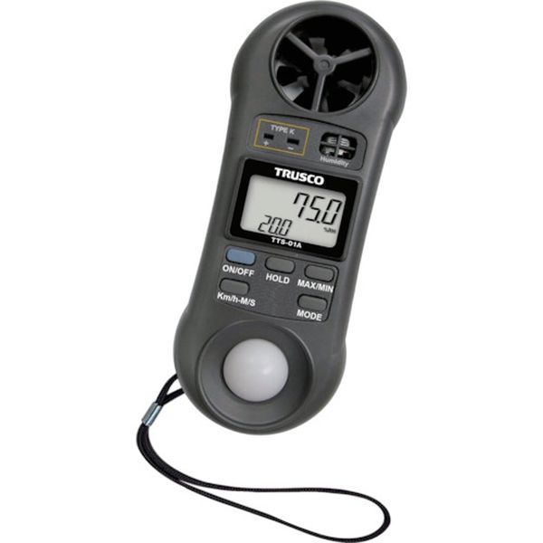 【メーカー在庫あり】 TTS01A トラスコ中山(株) TRUSCO 多機能環境測定器 TTS-01A JP店