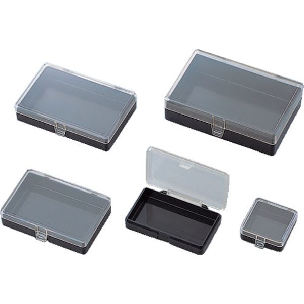 【メーカー在庫あり】 1940824 アズワン(株) AS ヒンジ付角型ケース(導電＋帯電防止)4N (30個入) 1-940..