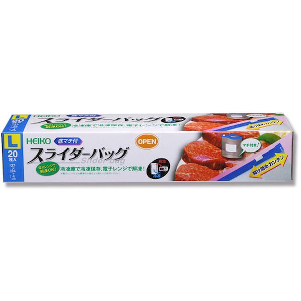 ・底マチ付で開閉しやすいスライダー式のフリーザーバッグです。・日付や内容物を書き込めるメモスペースもあるので、整理・収納しやすく大変便利です。・厚さ(mm)：0.06・サイズ(mm)：70×240＋マチ40・ポリエチレン・生産国 中国・JANコード 4901755652734・質量 260g・コード：339-0005 ・品目：004749003004749003楽天 JP店