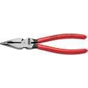 【メーカー在庫あり】 KNIPEX社 KNIPEX ニードルノーズペンチ 185mm プラスチックハンドル 0821185 JP店