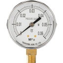 【メーカー在庫あり】 一般圧力計(A枠立型・φ60) 圧力レンジ0.0〜6MPa G1/4 【1011160】 1011160 JP店(4)