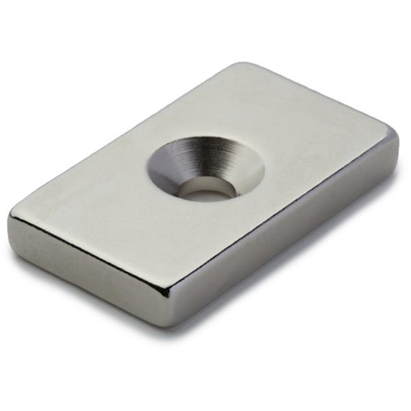 Magnets - 【メーカー在庫あり】 (株)マグエバー マグエバー ネオジム磁石 角型 NC-20L 皿穴付 M3 13NC20L1235 JP店