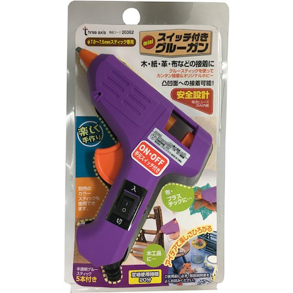 【メーカー在庫あり】 (株)イチネンアクセス RELIEF スイッチ付きミニグルーガン 20362 JP店