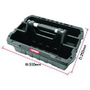 【メーカー在庫あり】 (株)ワールドツール アストロプロダクツ プラスチックツールトレー ブラック PT672 2003000006728 JP店