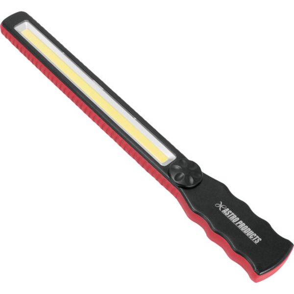・軽量で超薄型の充電式LEDワークライトです。・電源ボタンを左右に回すことで、10段階の明るさ調整ができます。・背面の2個のマグネットで、スチール面に取り付けることができます。・先端部の収納式のフックで、吊り下げても使用できます。・電源ボタンを押すと、200lmの明るさで点灯し、点灯中に電源ボタンを左に回すと暗く、右に回すと明るくなります。・もう一度、電源ボタンを押すと消灯します。・明るさ(lm)：400・幅(mm)：40・奥行(mm)：18・高さ(mm)：300・本体サイズ：L300×W40×D18mm・重量：125g・搭載LED：5W COB・内蔵バッテリー：リチウムイオンバッテリー・バッテリー電圧：3.7V・バッテリー容量：1200mAh・点灯パターン：1段階(20lm)2→3→4→5(200lm)→6→7→8→9→10(400lm)・インジケーターランプ表示：充電中赤色点灯、充電完了緑色点灯・光束：20〜400lm・連続点灯時間：約1.5時間(最大光束400lm)・充電時間：約2時間(5V1A電源)・本体機能過放電防止、過充電防止、10段階調光・本体：ABS・レンズ：PC・USBケーブル(約1m)・生産国 中国・JANコード 2005000007859・質量 0.250kg・コード：253-6432 ・品目：20050000078592005000007859楽天 JP店