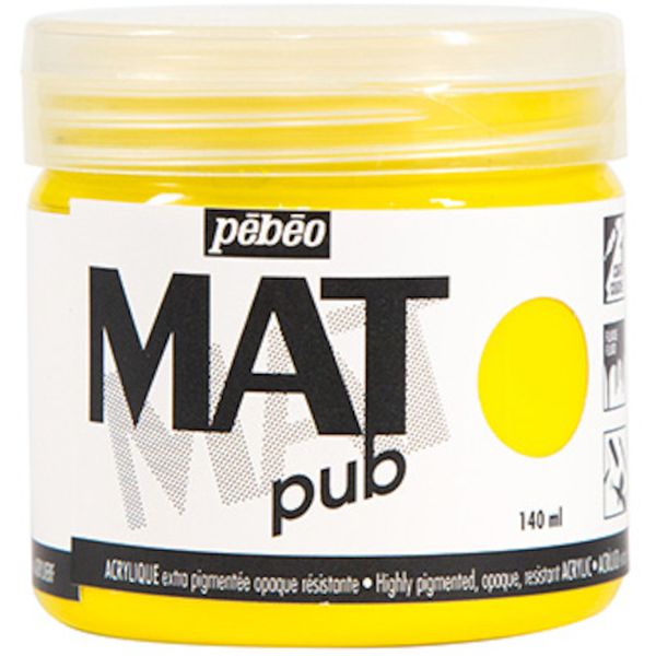 【メーカー在庫あり】 ペベオ・ジャポン(株) ペベオ マットピュブ 140ml NO.02 プライマリーイエロー 256002 JP店