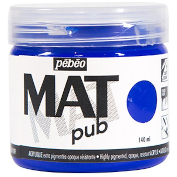 【メーカー在庫あり】 ペベオ・ジャポン(株) ペベオ マットピュブ 140ml NO.10 ウルトラマリンブルー 256010 JP店