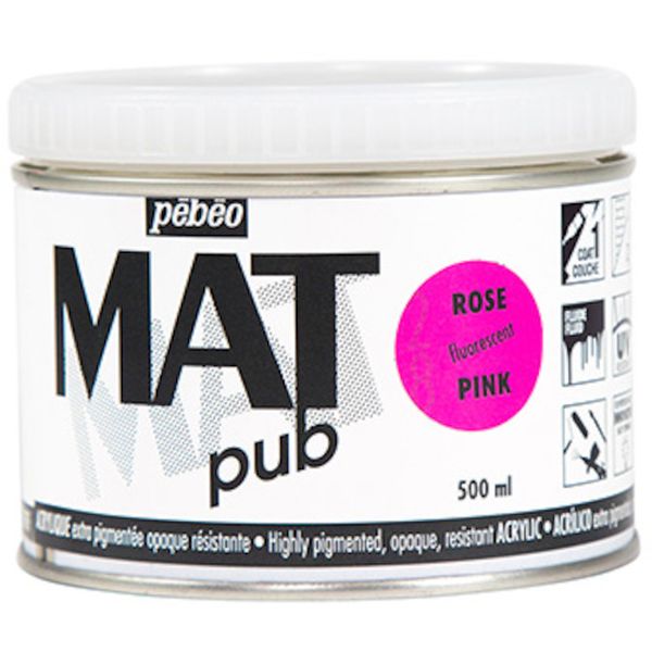 【メーカー在庫あり】 ペベオ・ジャポン(株) ペベオ マットピュブ 500ml NO.28 フルレセントピンク 257028 JP店