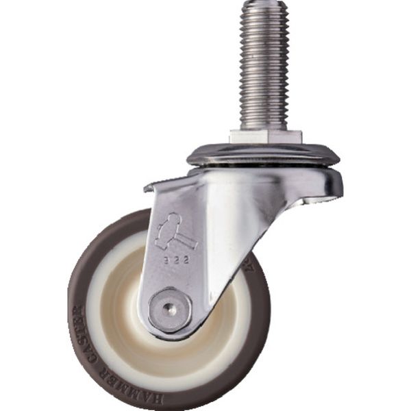 【メーカー在庫あり】 320SAUB65 SAシリーズオールステンレス 旋回式ウレタン車輪(ローラーベアリング)65mm 320SA-UB65 JP店