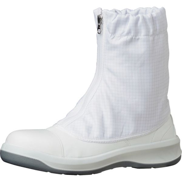 【メーカー在庫あり】 GCR1200FCAPHH29 トウガード付 静電安全靴 GCR1200 フルCAP ハーフ ホワイト 29c..