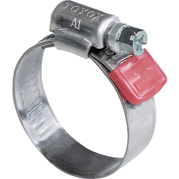 【メーカー在庫あり】 FS50 (株)トヨックス トヨックス ホースバンド(ケガ防止) セミステンレス製 セーフティ FS-50(10個入り) FS-50 JP店