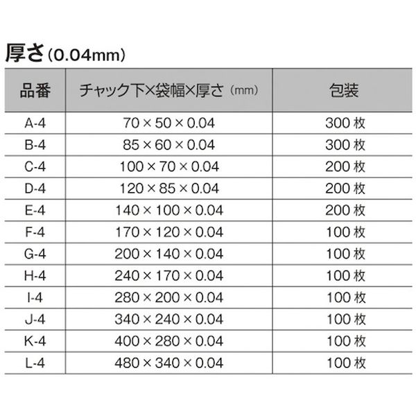 【メーカー在庫あり】 A4 大倉工業(株) オークラ スマイルチャック Aー4 300枚入り...