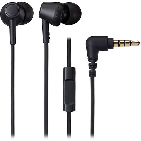 【メーカー在庫あり】 ATHCK350XISBK (株)オーディオテクニカ オーディオテクニカ マイク付きイヤホン ..