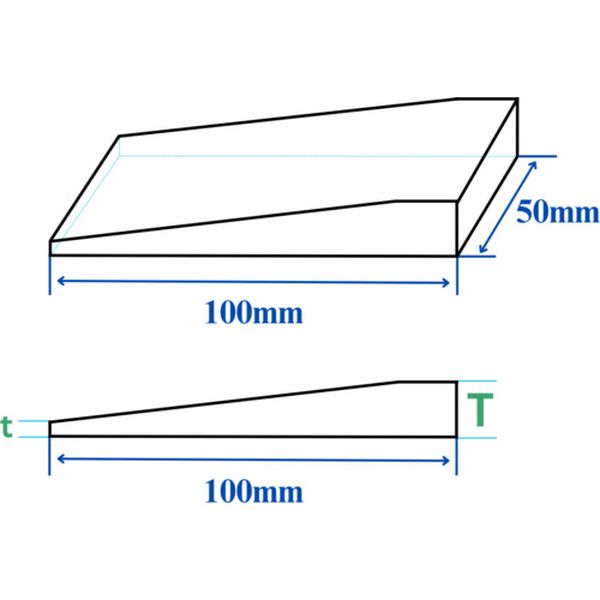 【メーカー在庫あり】 TPL50X1006X1STEEL2 鉄 テーパーライナー 50X100 6/1 2枚セ...