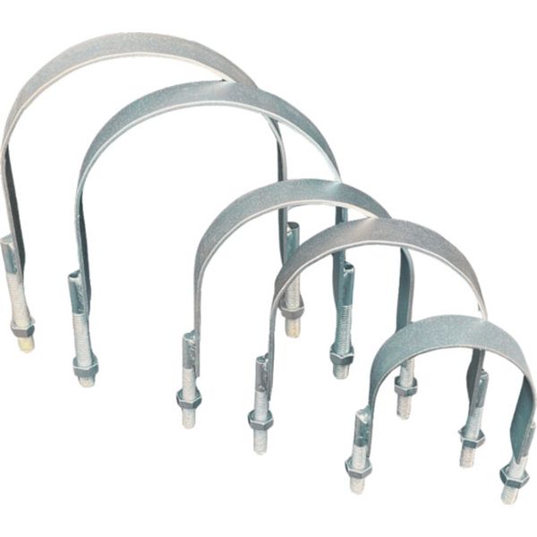 【メーカー在庫あり】 FUBJIS10K125A3MC JIS10Kフランジ用Uバンド 三価クロメート 125A ナット2個付き ..