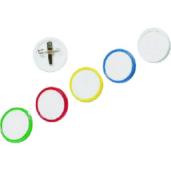 【メーカー在庫あり】 892BR (株)つくし工房 つくし 丸型カラーバッジ レッド 892-BR JP店