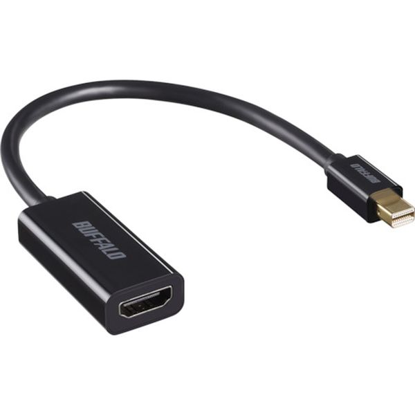  (株)バッファロー バッファロー miniDisplayPort-HDMI変換アダプタ ブラック BMDPHDBK JP店
