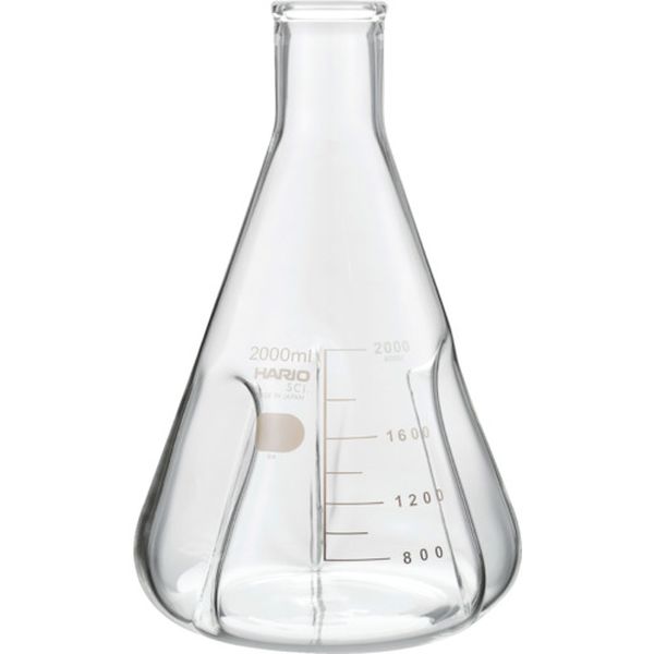 【メーカー在庫あり】 BSF2LSCI ハリオサイエンス(株) HARIO バッフル付き三角フラスコ2000ml BSF-2L-SCI JP店