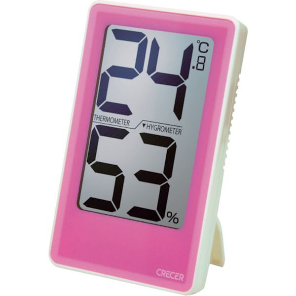 【メーカー在庫あり】 CR2000P (株)クレセル クレセル でか文字 デジタル温湿度計 CR-2000P JP店