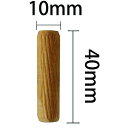 【メーカー在庫あり】 DB017 和気産業(株) WAKI 木工ダボ 10X40 100個入り 3852300 DB-017 JP店