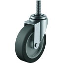 【メーカー在庫あり】 ねじ込み式 自在 キャスター エラストマー 車輪径50mm Eタイプ ET型 ネジ寸法M12×35ピッチ1.75 ET-50EL-M12-...
