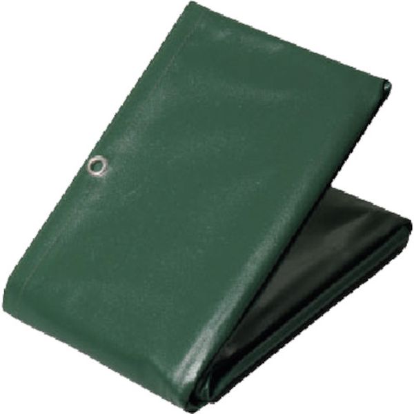 【メーカー在庫あり】 HH4 ターピー エステル帆布トラックシート H-4号 3t・2tトラック グリーン 2.66m×4.6m HH-4 JP店