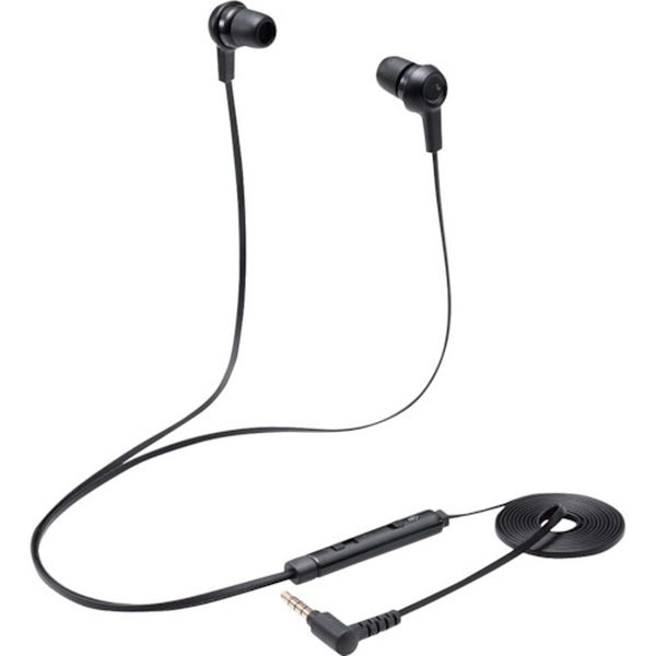 【メーカー在庫あり】 HSEP17TBK インナーイヤー型ヘッドセット カナル ミュートスイッチ付 両耳 4極3...