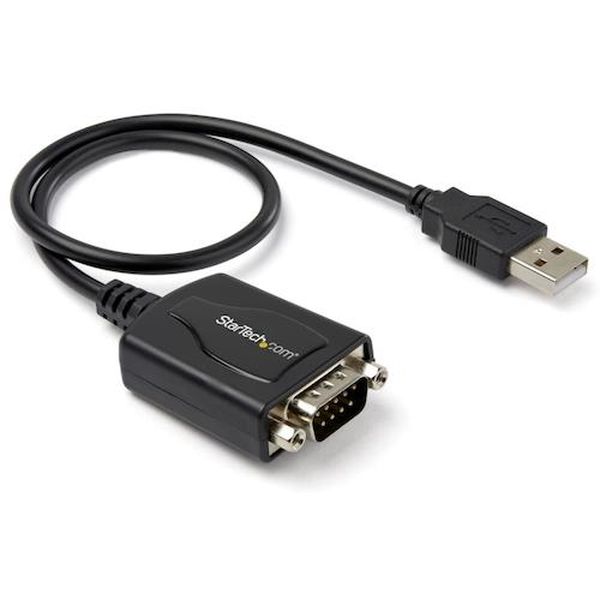 【メーカー在庫あり】 シリアル変換ケーブル/USB-A - RS232C/30cm/230Kbps/ブラック ICUSB2321X JP店