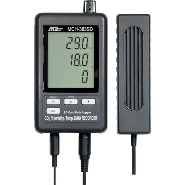【メーカー在庫あり】 MCH383SD (株)マザーツール マザーツール データロガー温湿度・気圧CO2計 MCH-38..