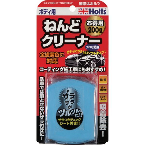 ・しっかりと鉄粉を除去することが出来るプロ仕様のねんどクリーナー・洗車では落とせないボディのザラつきを吸着し、やさしく除去します。・目視では確認しにくい鉄粉をチェックするこだわりのチェックシート付属・WAXやコーティング作業前の下地作りにおすすめです。・コーティング施工車、全塗装色対応。・100gと200gの2種類展開。・鉄粉の除去等に。・容量(g)：200・ねんどクリーナー・ボディ用200g・生産国 日本・JANコード 4978955009729・質量 240g・コード：522-8673 ・品目：MH972MH972楽天 JP店