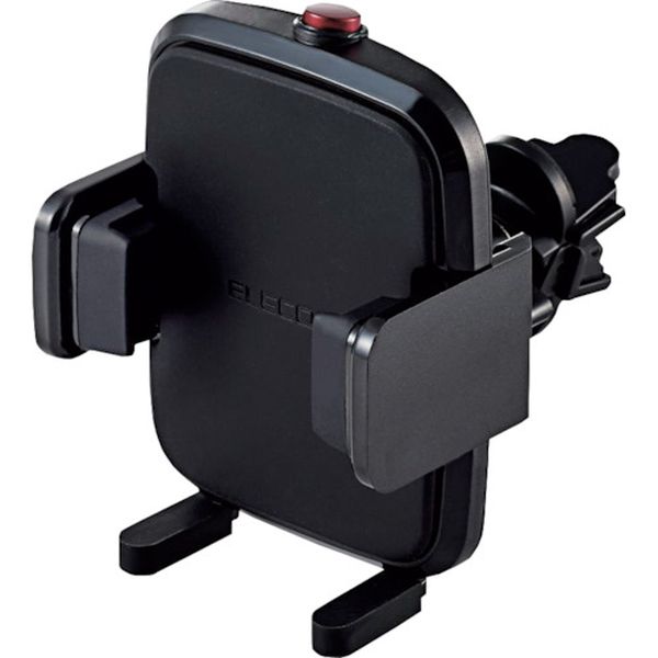 【メーカー在庫あり】 PCARS12BK 車載アクセサリー スマホスタンド ワンタッチホルダー エアコンルーバー取付タイプ ブラック P-CARS12BK JP店