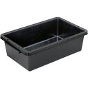 【メーカー在庫あり】 PSB20BK トラスコ中山(株) TRUSCO トラ舟20Lブラック(角型・再生原料使用) PSB20-BK JP店