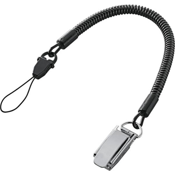 【メーカー在庫あり】 PSTCM70BK エレコム(株) エレコム スマートフォン用クリップ(メタル)ストラップ 70cm ブラック P-STCM70BK JP店