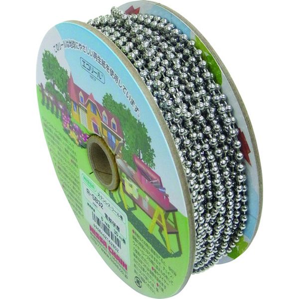 【メーカー在庫あり】 RSB32 (株)ニッサチェイン ニッサチェイン ステンレスボール 30m巻 R-SB32 JP店