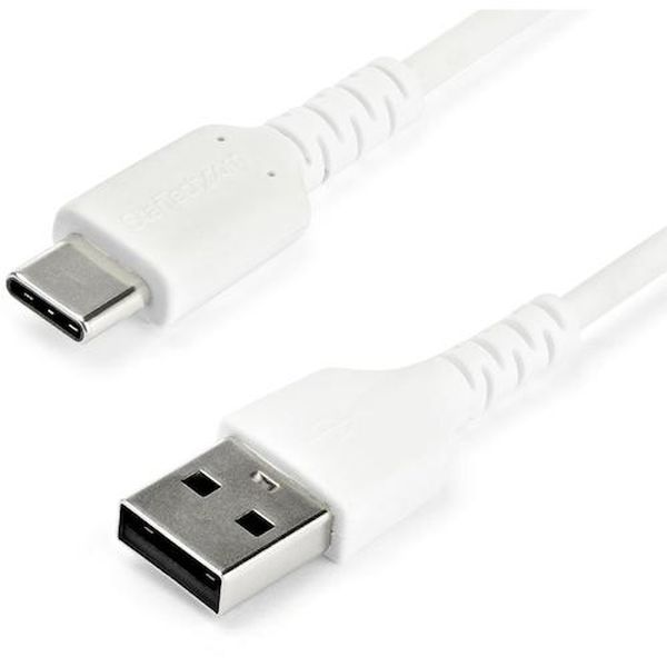 【メーカー在庫あり】 USB 2.0ケーブル/1m/Type-A - Type-C/480Mbps/オス-オス/ホワイト/タイプC - A RUSB2AC1MW JP店