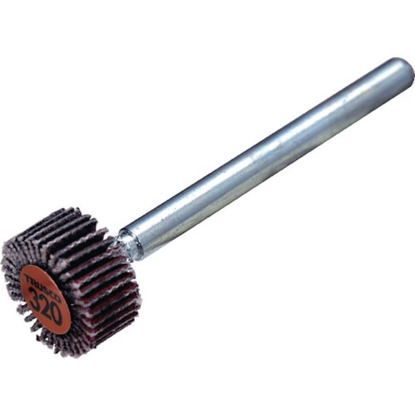 【メーカー在庫あり】 TCF1005CE320 セラミックフラップホイール 軸径3mm ＃320 外径10×幅5×軸長30 (10個入) TCF1005-CE-320 JP店