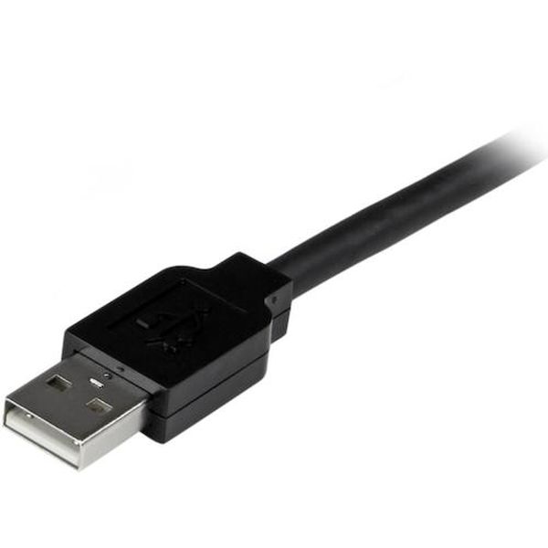 【メーカー在庫あり】 USBケーブル/A-A/5m/USB 2.0/アクティブ延長/オス・メス/BK USB2AAEXT5M JP店
