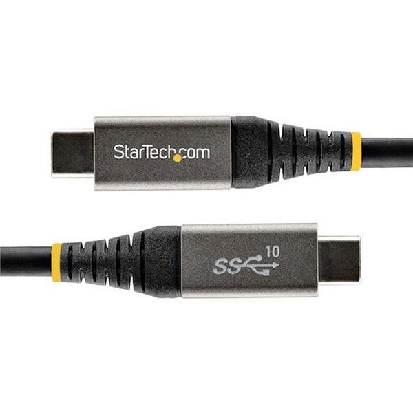 株式会社ヒロチー商事 楽天市場店の【メーカー在庫あり】 USB-Cケーブル/1m/USB 3.2 Gen2/10Gbps/Type-C - Type-C/100W/オス-オス USB31CCV1M JP店｜アングル3