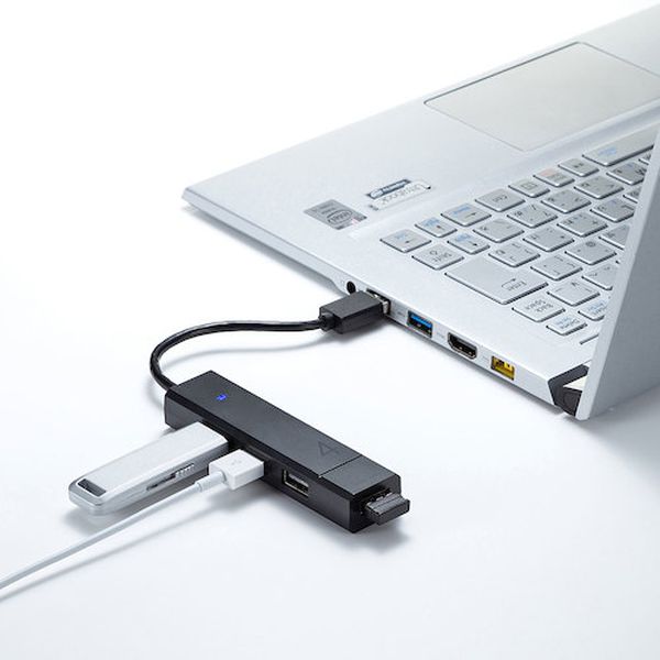 メーカー USB3H421BK サンワサプライ(株) SANWA USB3.1 Gen1 USB2.0コンボハブ USB-3H4 hirochishop-13430120 株式会社ヒロチー商事 楽天市場店 サンプル画像2