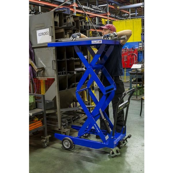 【メーカー在庫あり】 ハンドリフター CZ 200kg 600×900mm 高揚程タイプ 1620mm 52...
