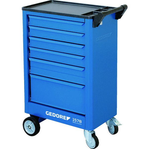 【メーカー在庫あり】 GEDORE社 GEDORE ツールトロリー 引出6段 75x4 120x1 210x1 9018140 JP店(4.0)