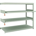 【メーカー在庫あり】 M1.54562M2B スチールラック M1.5型軽中量棚 1460X595XH1200 4段うちスライド2段 連結 M1-5-4562M2B JP店(3)