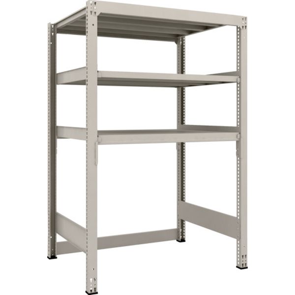 【メーカー在庫あり】 M3SB6493 スチールラック M3型中量棚 下段開放型 H1800XW1200XD921 3段 単体 M3-..