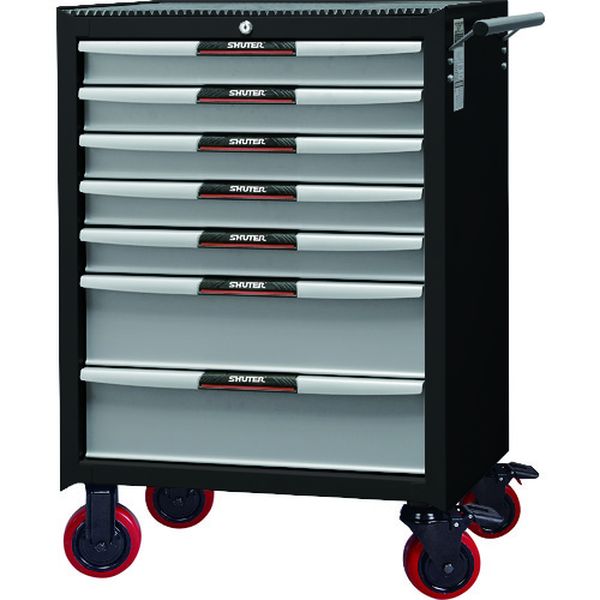 【メーカー在庫あり】 TC2L25BK シューター社 SHUTER 重量キャビネットカート TC2-L25 ブラック TC2-L25-BK JP店