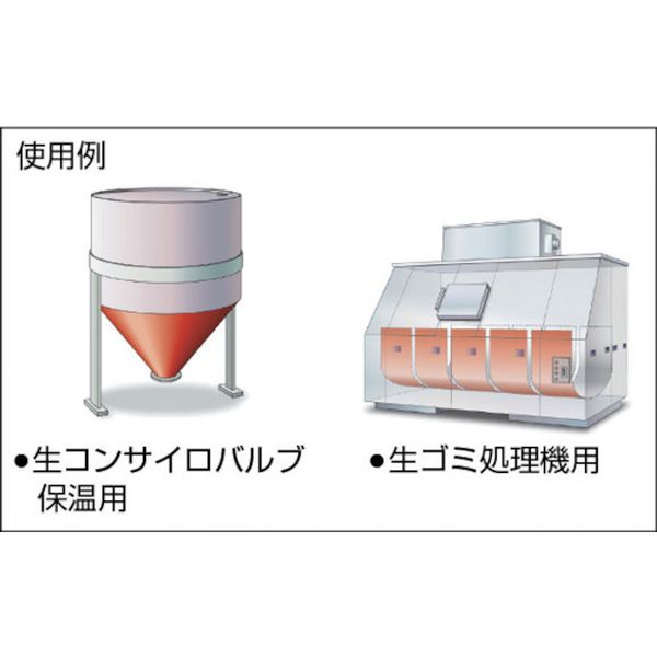 株式会社ヒロチー商事 楽天市場店の【メーカー在庫あり】 (株)八光電機 八光 シリコンラバーヒーター25W SBH2114 JP店｜アングル2