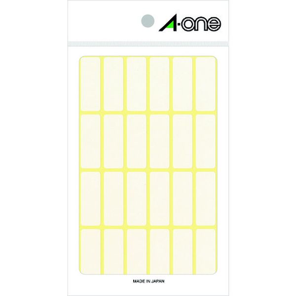 【メーカー在庫あり】 スリーエム 3M エーワン(TM)フリーラベル白無地12×33 24面×15シート360片入 0600..