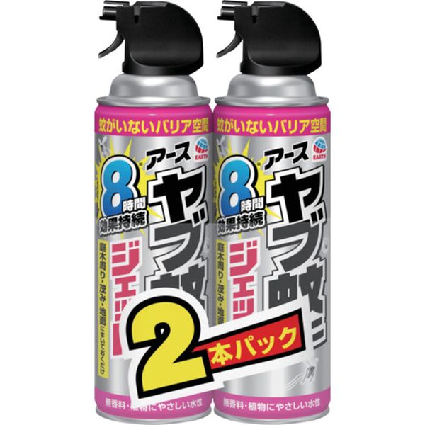 【メーカー在庫あり】 アース製薬(株) アース ヤブ蚊マダニジェット 屋外用 480ML 2本パック 064813 JP店