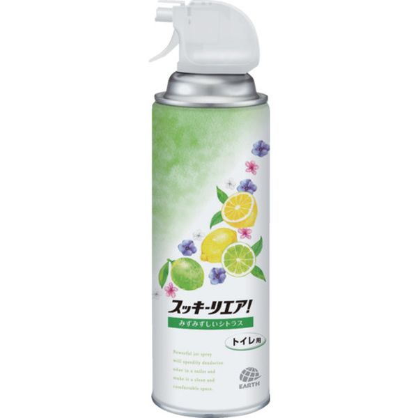 【メーカー在庫あり】 アース製薬(株) アース 消臭芳香スプレー スッキーリエア！トイレ用 みずみずしいシトラス 223319 JP店
